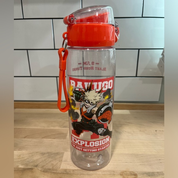 Hot Topic Other - My Hero Academia Bakugo Water Bottle, Like New 🍶